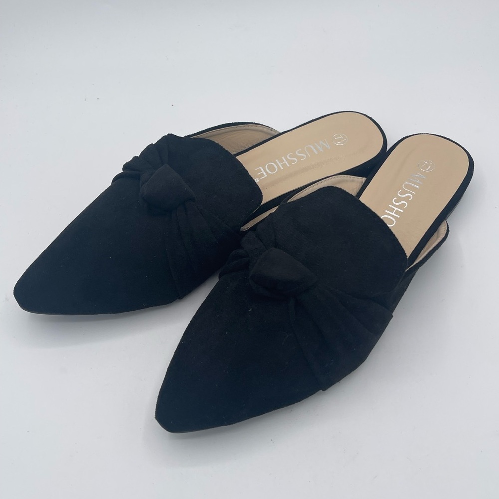 Musshoe Slip On Flats Black Women’s Size 7.5